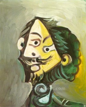 bandit head Painting - Head of Man 6 1971 cubist Pablo Picasso